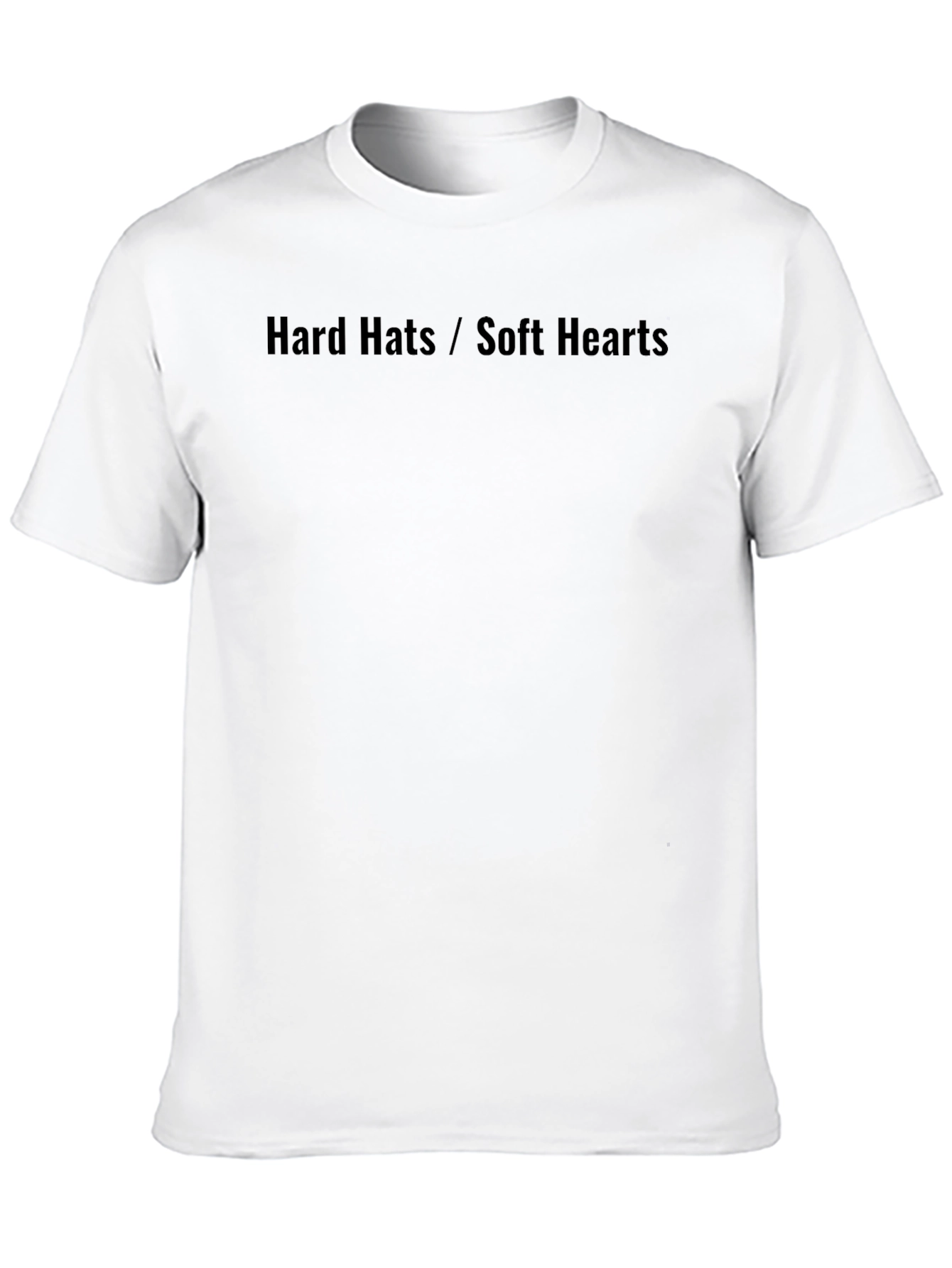 Hard Hats / Soft Hearts Black Graphic Tee