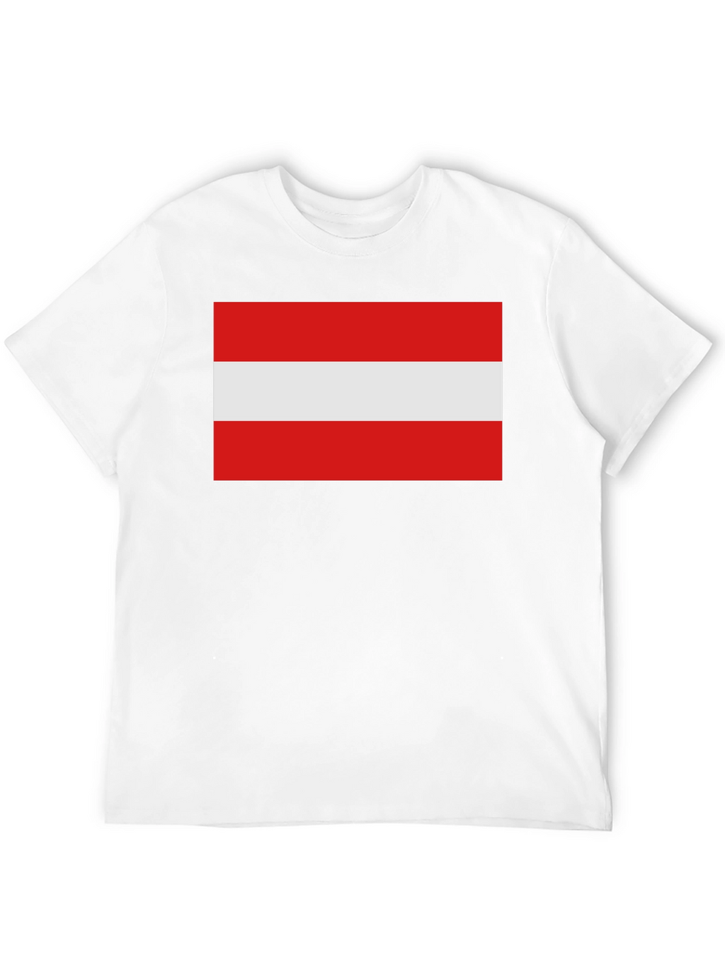 Austria Flag T-Shirt - Black Cotton Tee