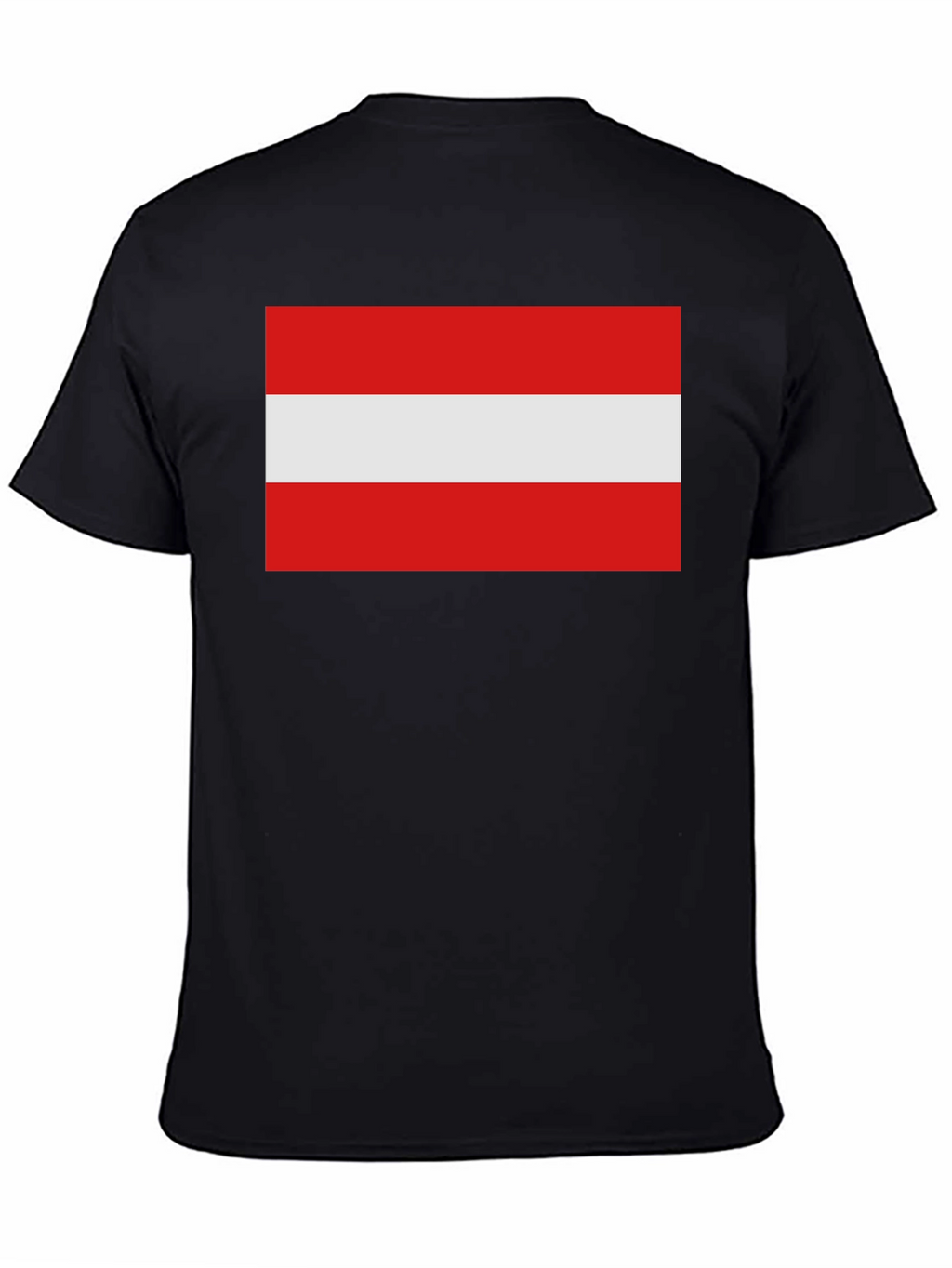 Austria Flag T-Shirt - Black Cotton Tee