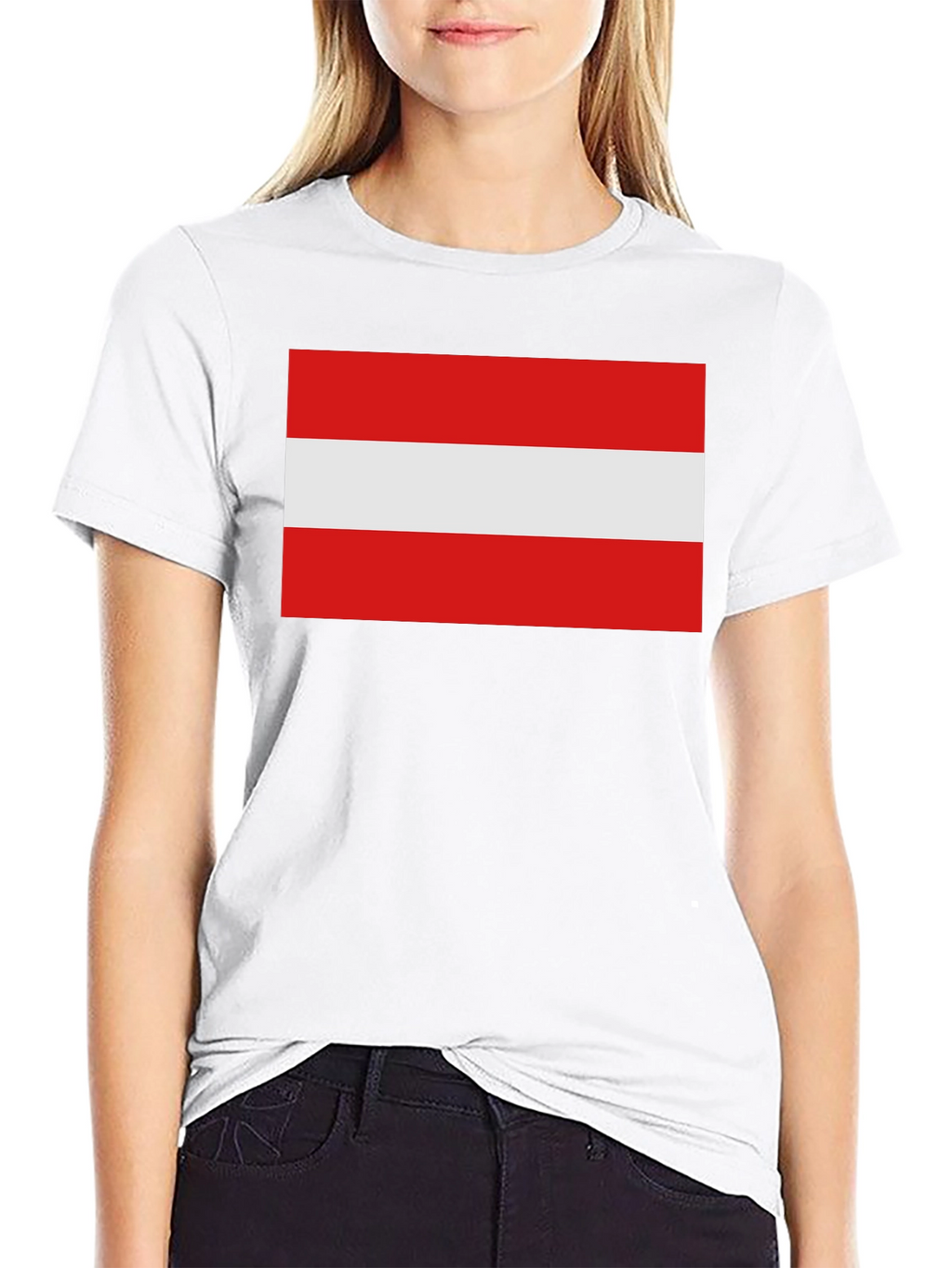 Austria Flag T-Shirt - Black Cotton Tee