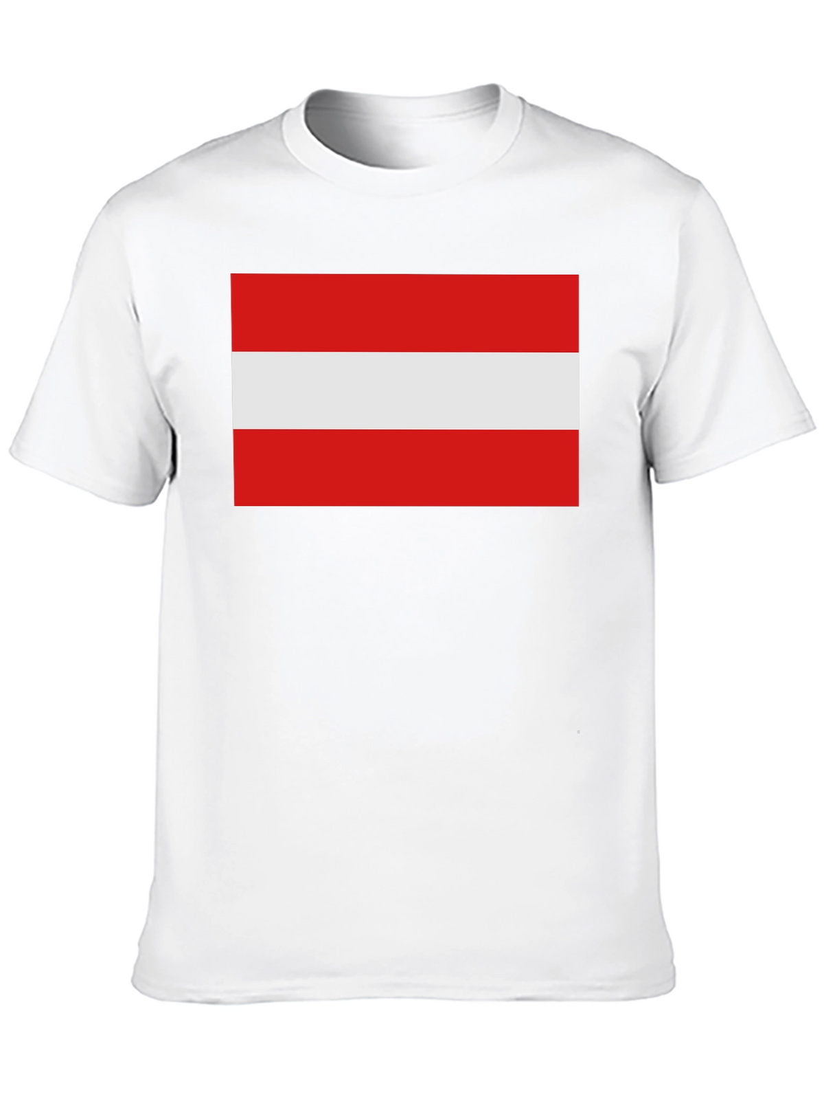 Austria Flag T-Shirt - Black Cotton Tee