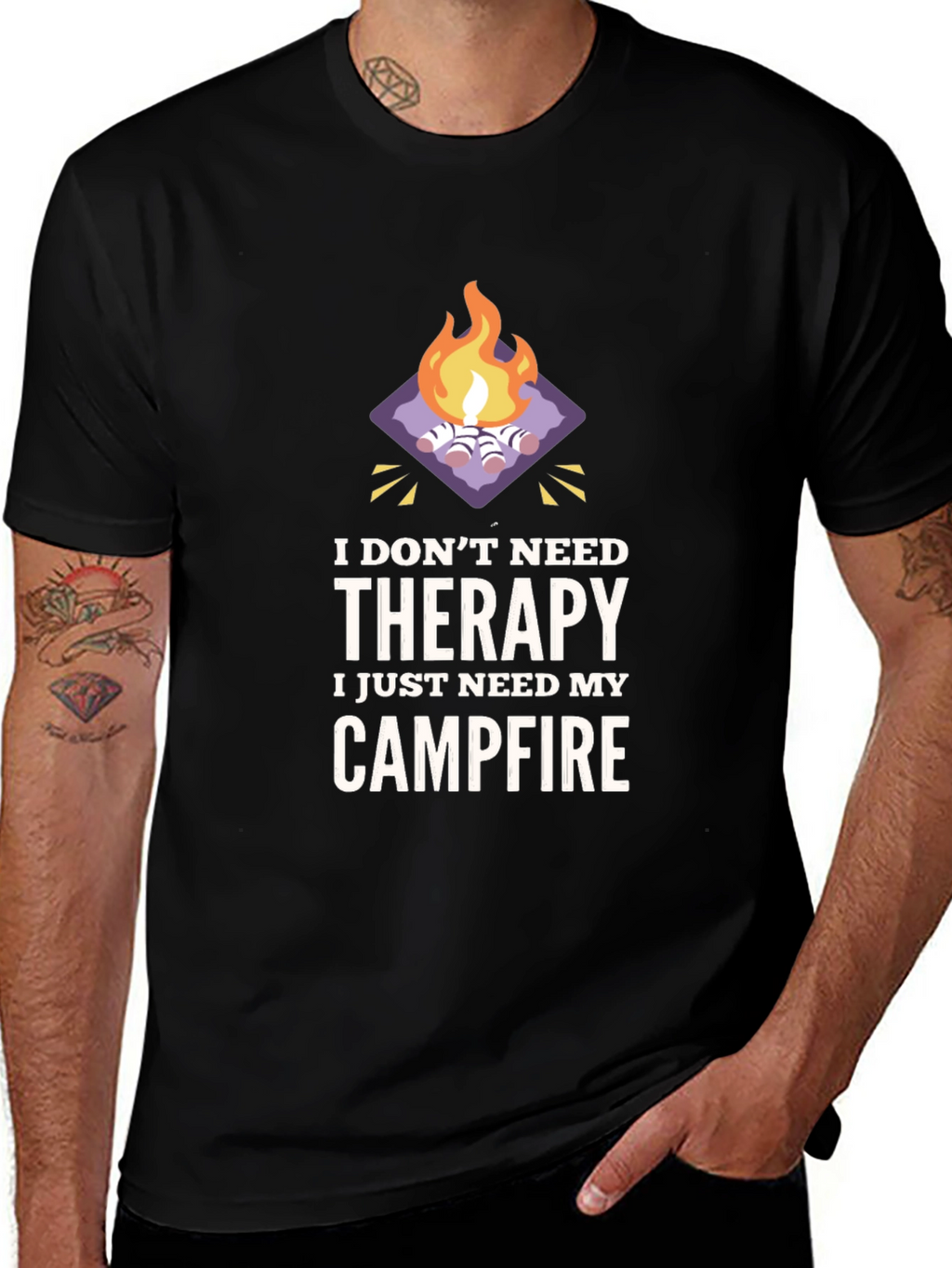 Campfire Therapy Graphic Tee