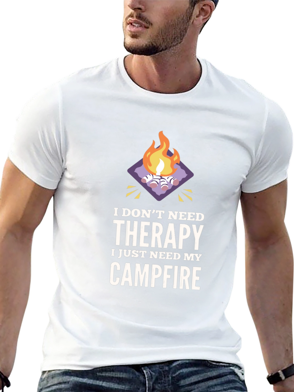Campfire Therapy Graphic Tee