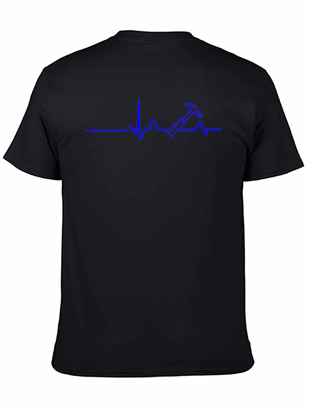 Hammer Heartbeat T-Shirt - Construction Worker Tee