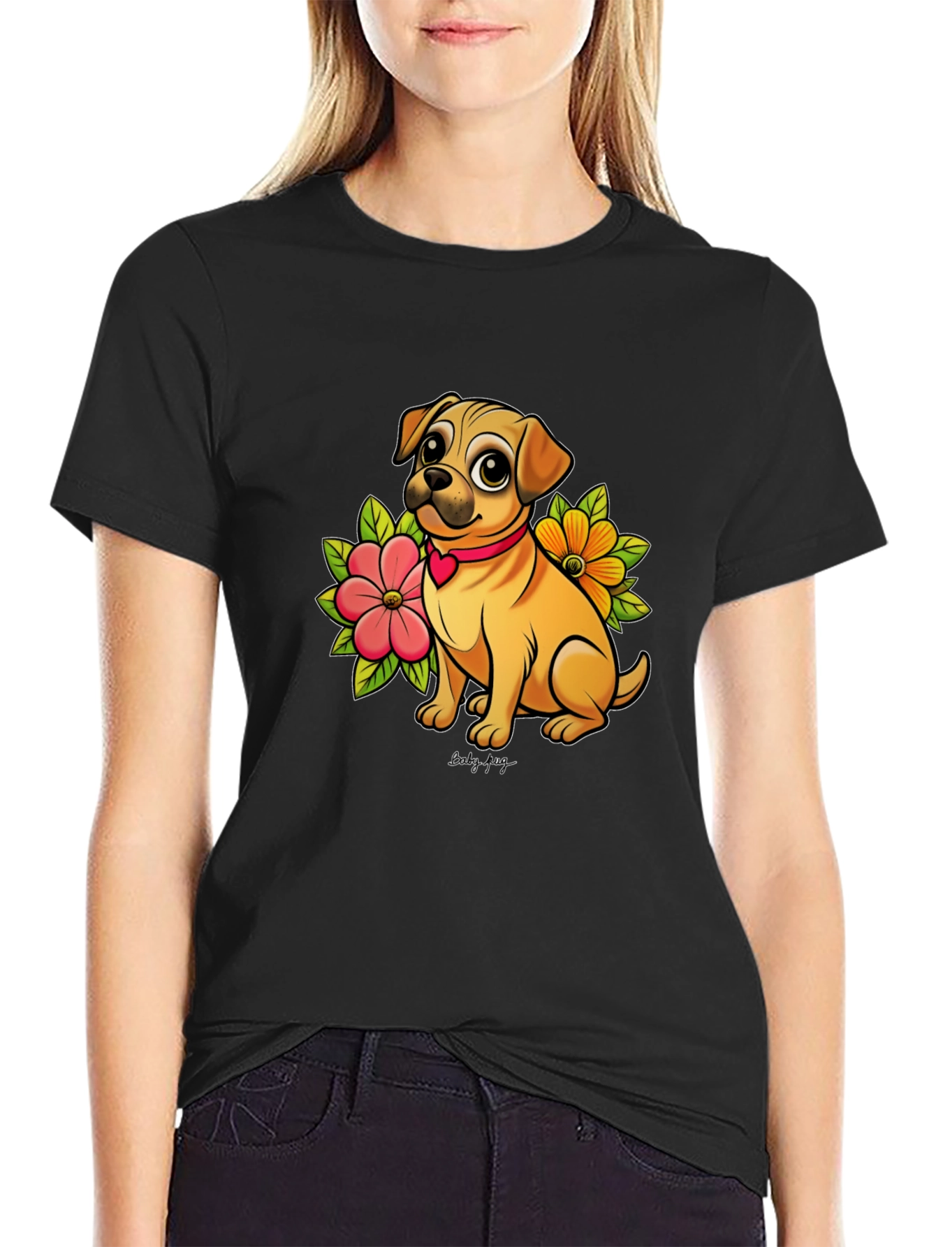 Cute Dog Cartoon T-Shirt