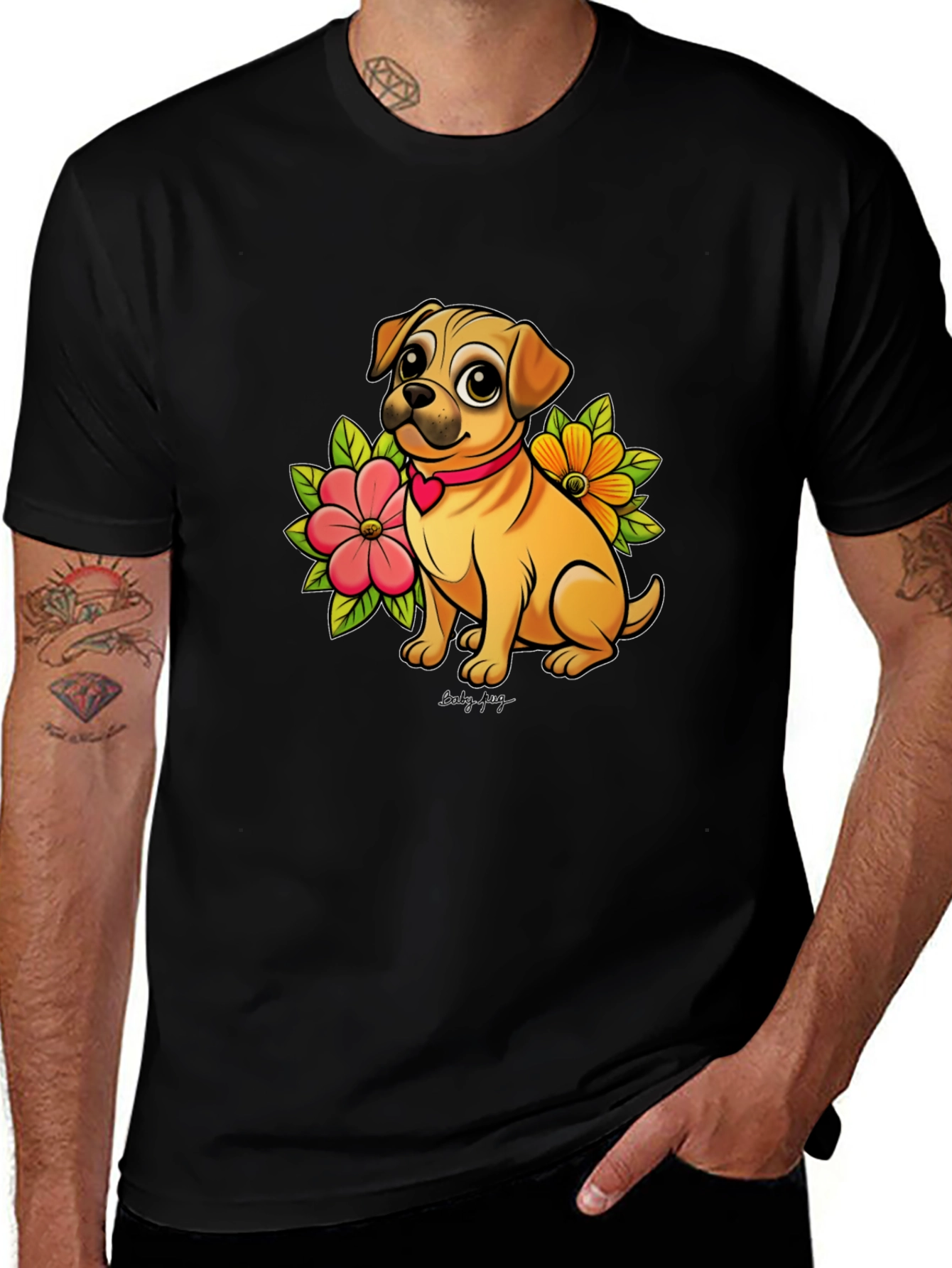 Cute Dog Cartoon T-Shirt