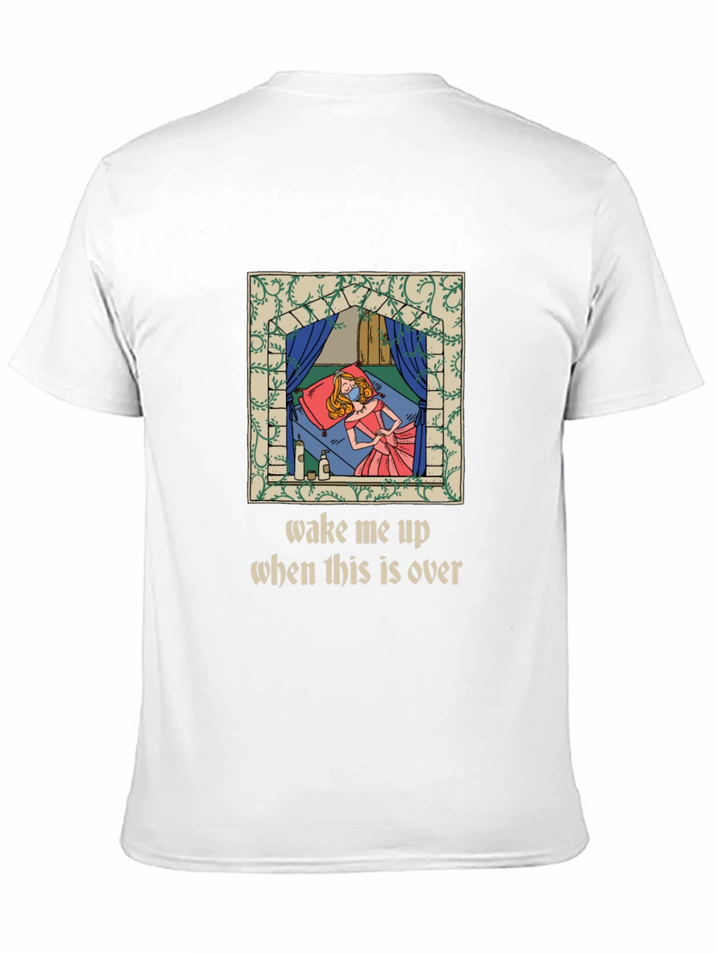 Wake Me Up Sleeping Princess Graphic Tee