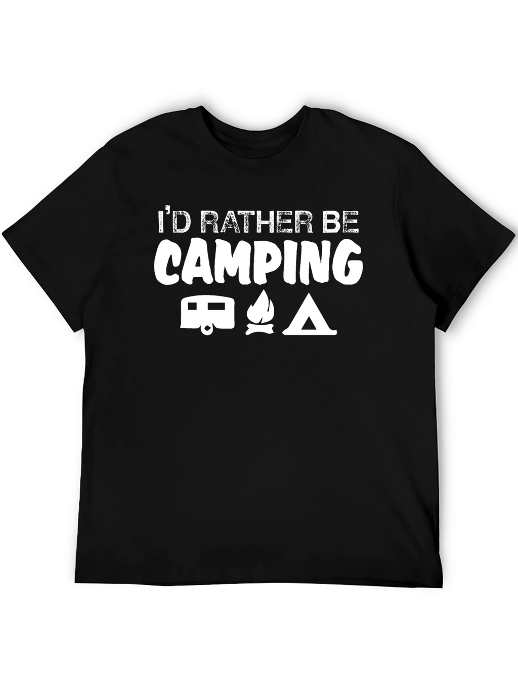 Id Rather Be Camping Graphic T-Shirt