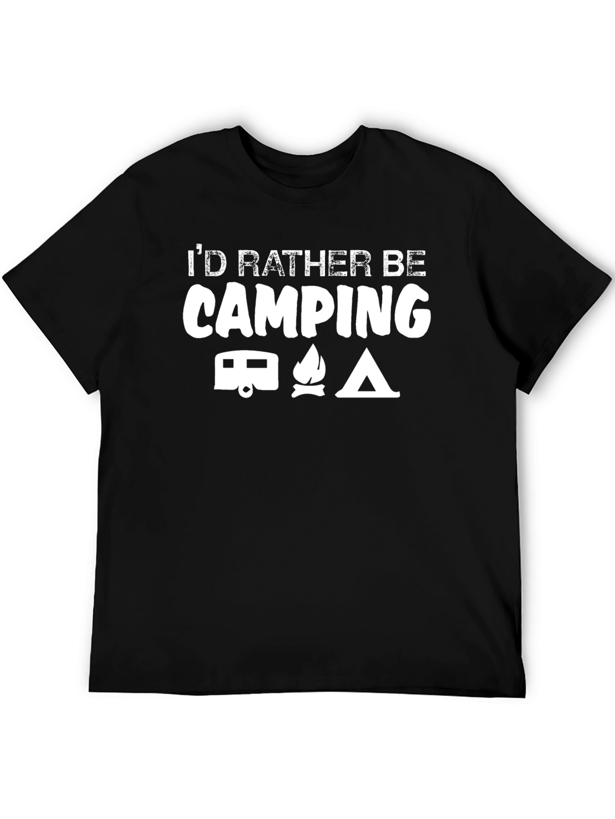 Id Rather Be Camping Graphic T-Shirt