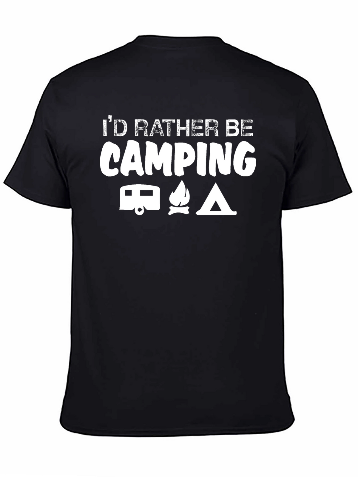 Id Rather Be Camping Graphic T-Shirt