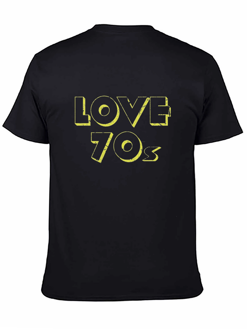 Retro Love 70s Black Graphic Tee