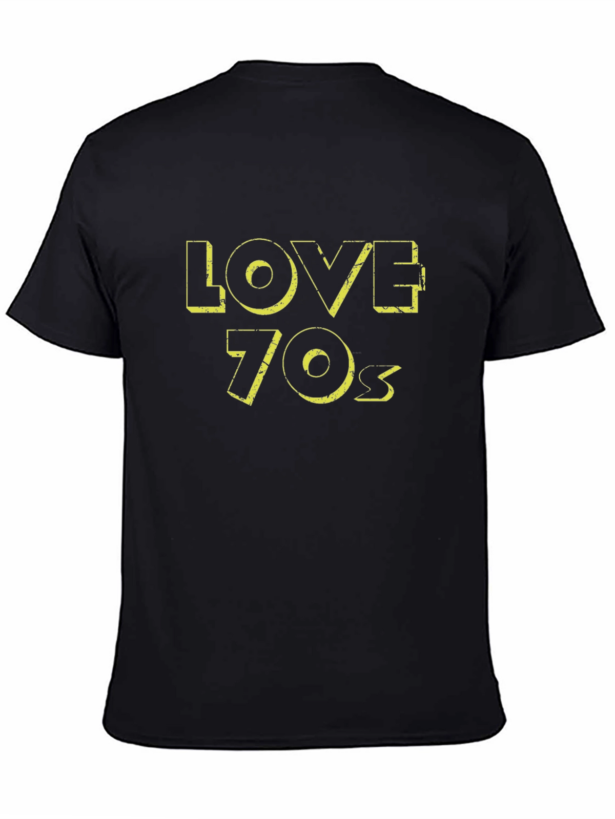 Retro Love 70s Black Graphic Tee