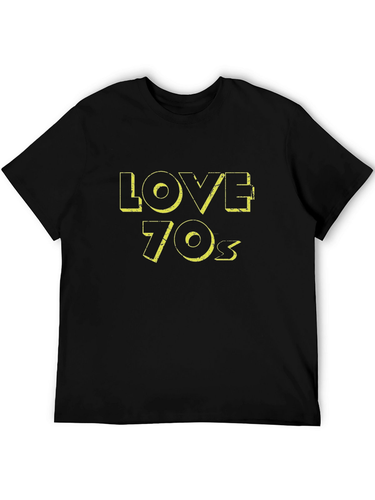 Retro Love 70s Black Graphic Tee