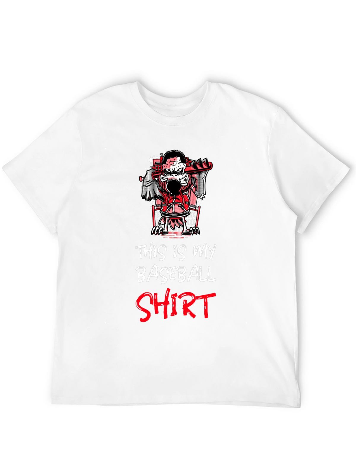 Funny Baseball T-Shirt - This is my Baseball Shirt