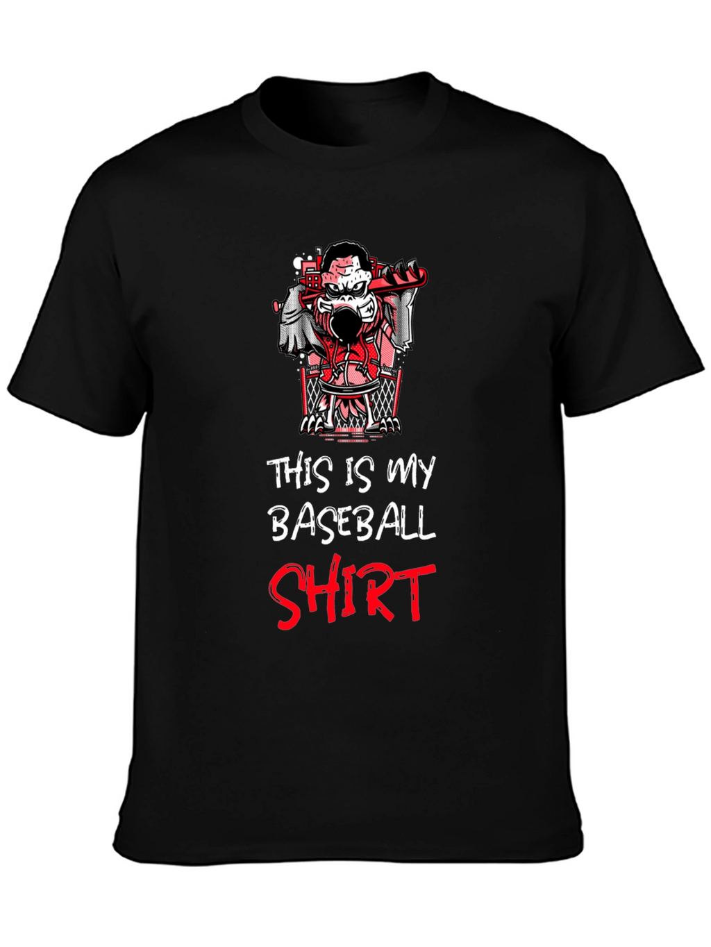 Funny Baseball T-Shirt - This is my Baseball Shirt