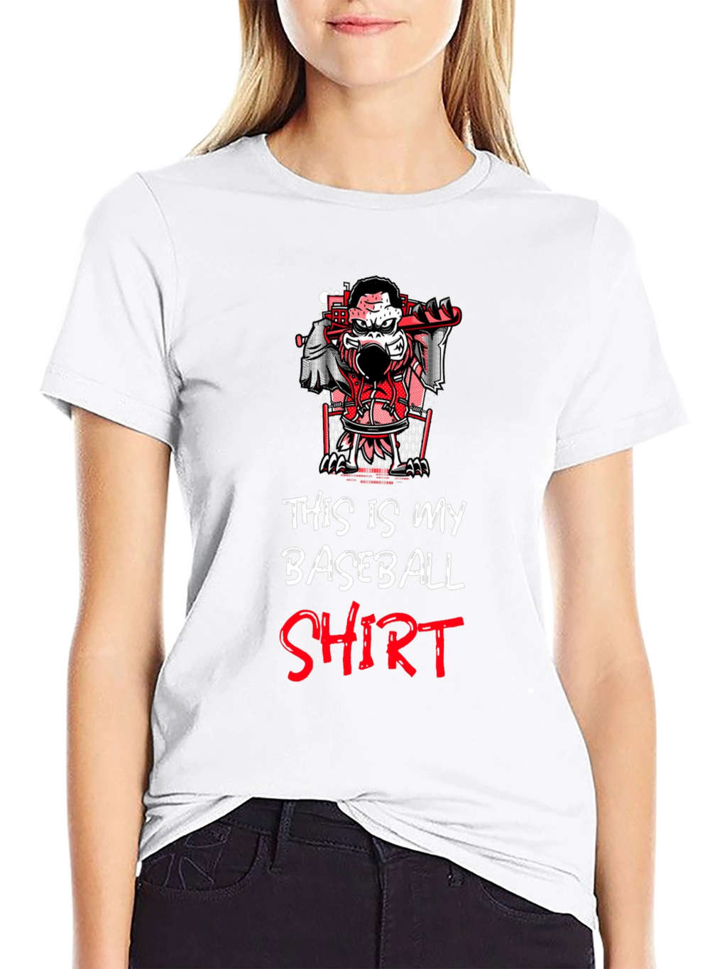 Funny Baseball T-Shirt - This is my Baseball Shirt