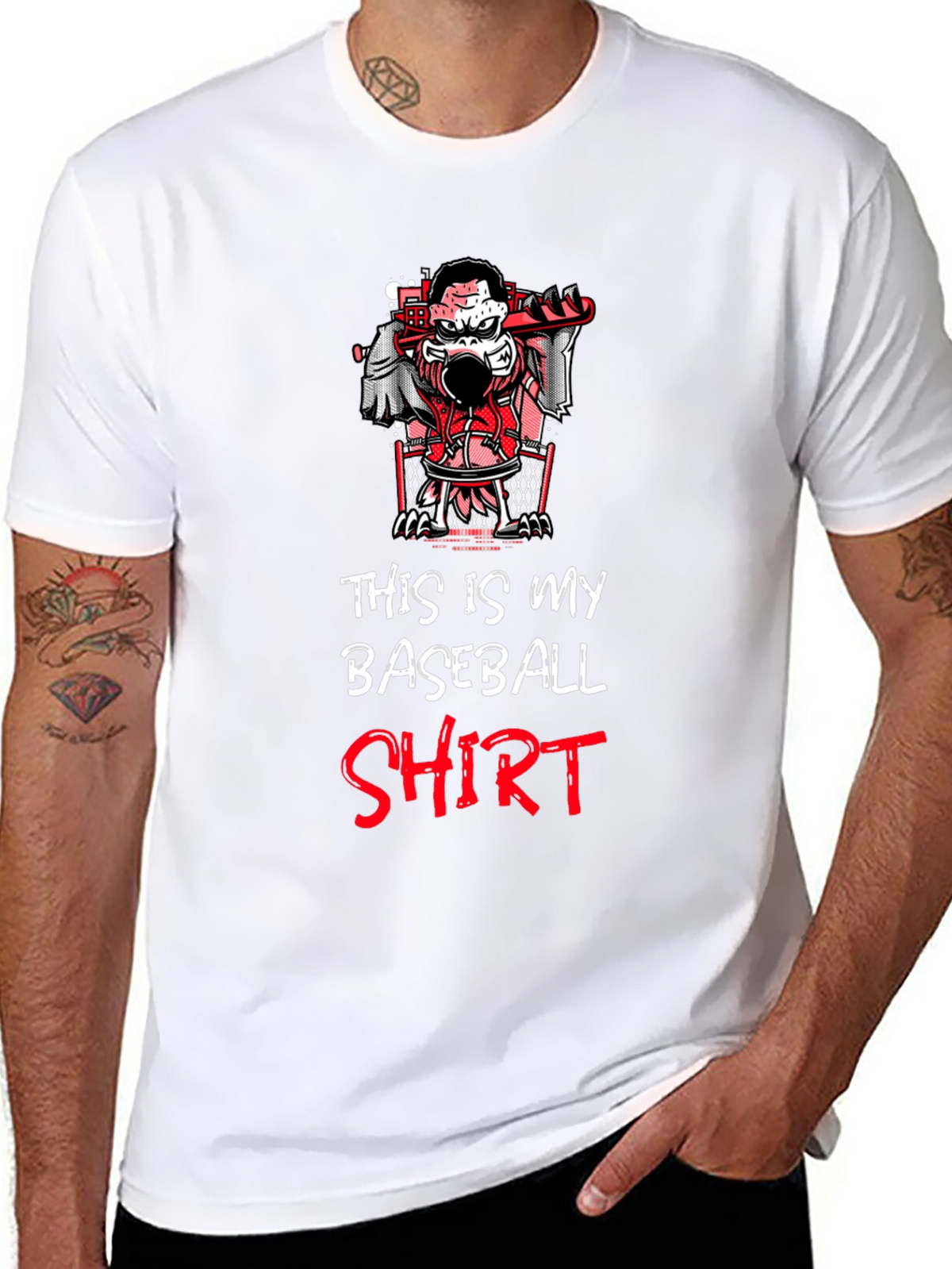 Funny Baseball T-Shirt - This is my Baseball Shirt