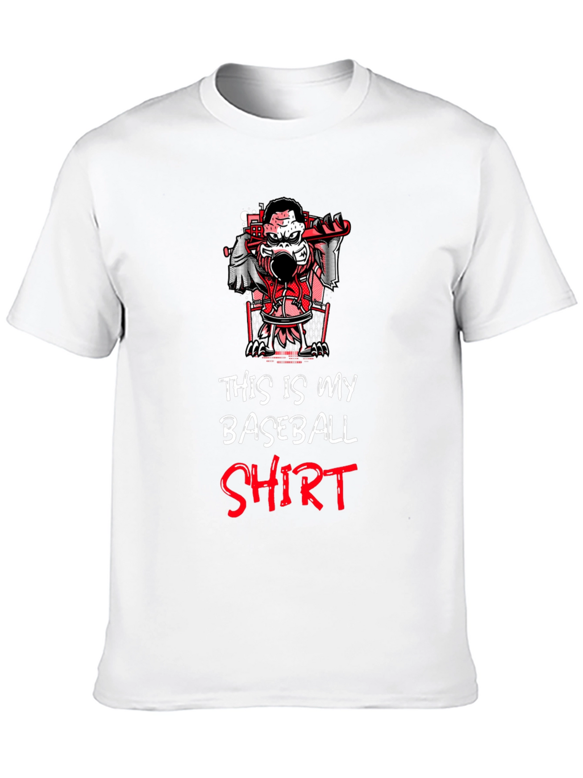 Funny Baseball T-Shirt - This is my Baseball Shirt