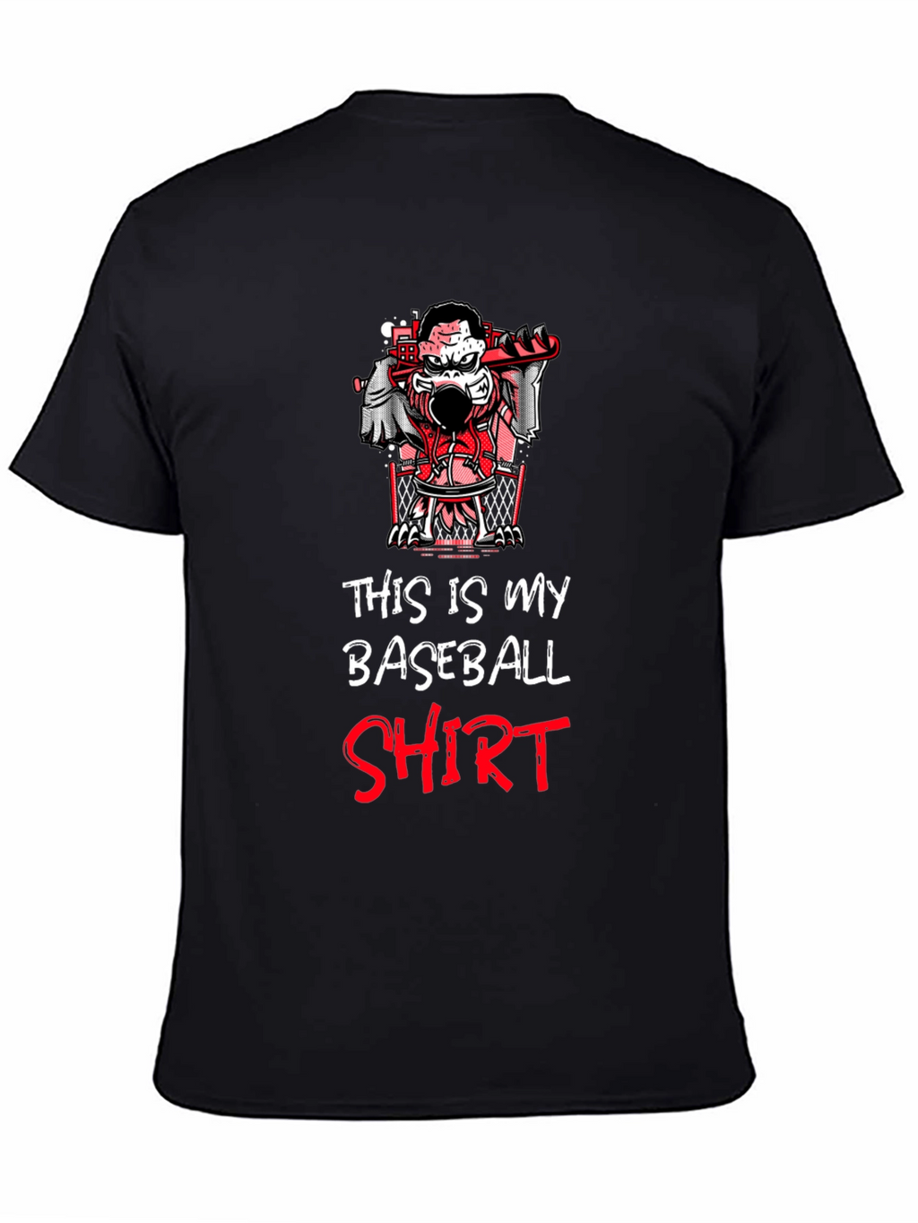 Funny Baseball T-Shirt - This is my Baseball Shirt