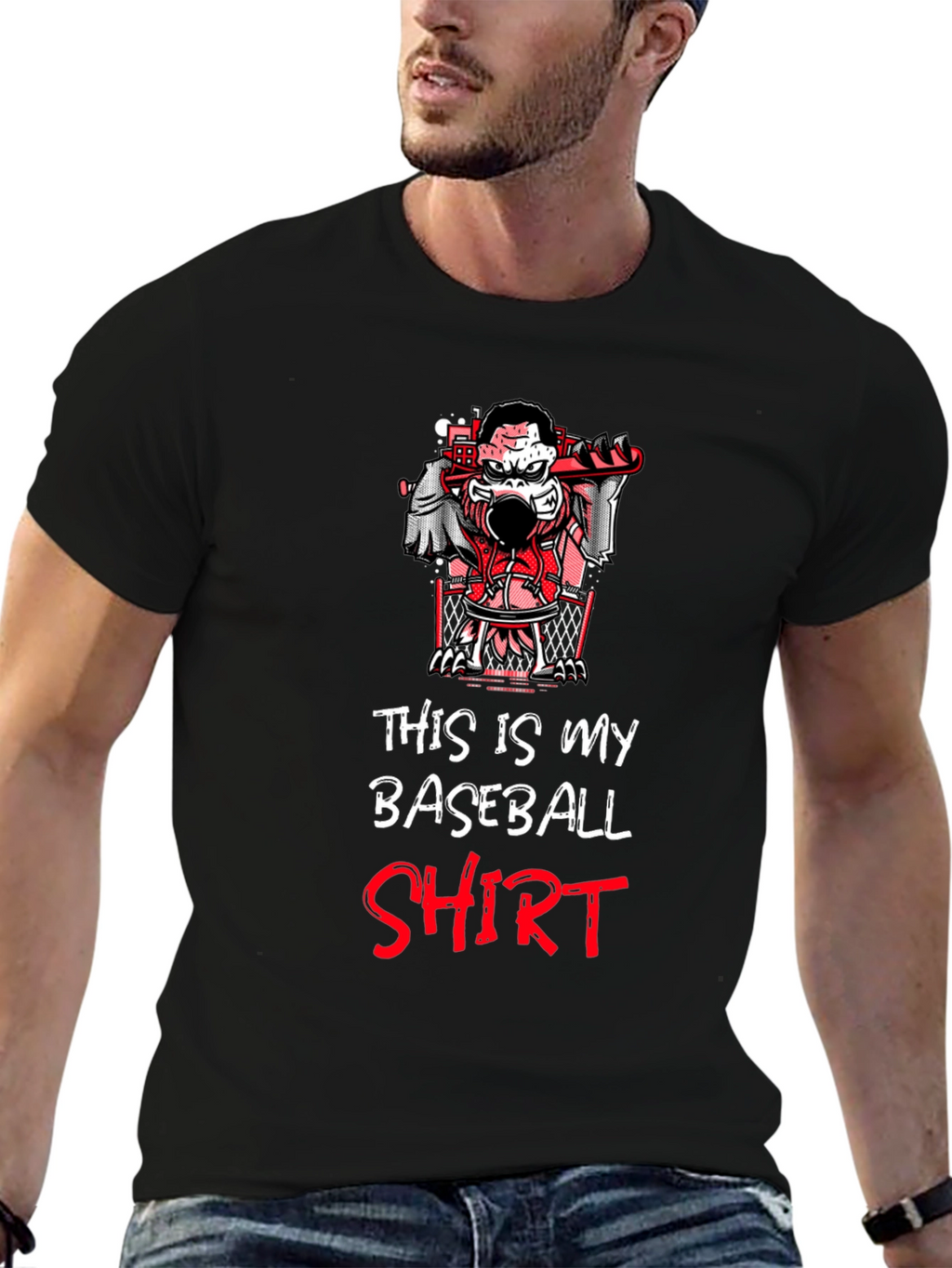 Funny Baseball T-Shirt - This is my Baseball Shirt