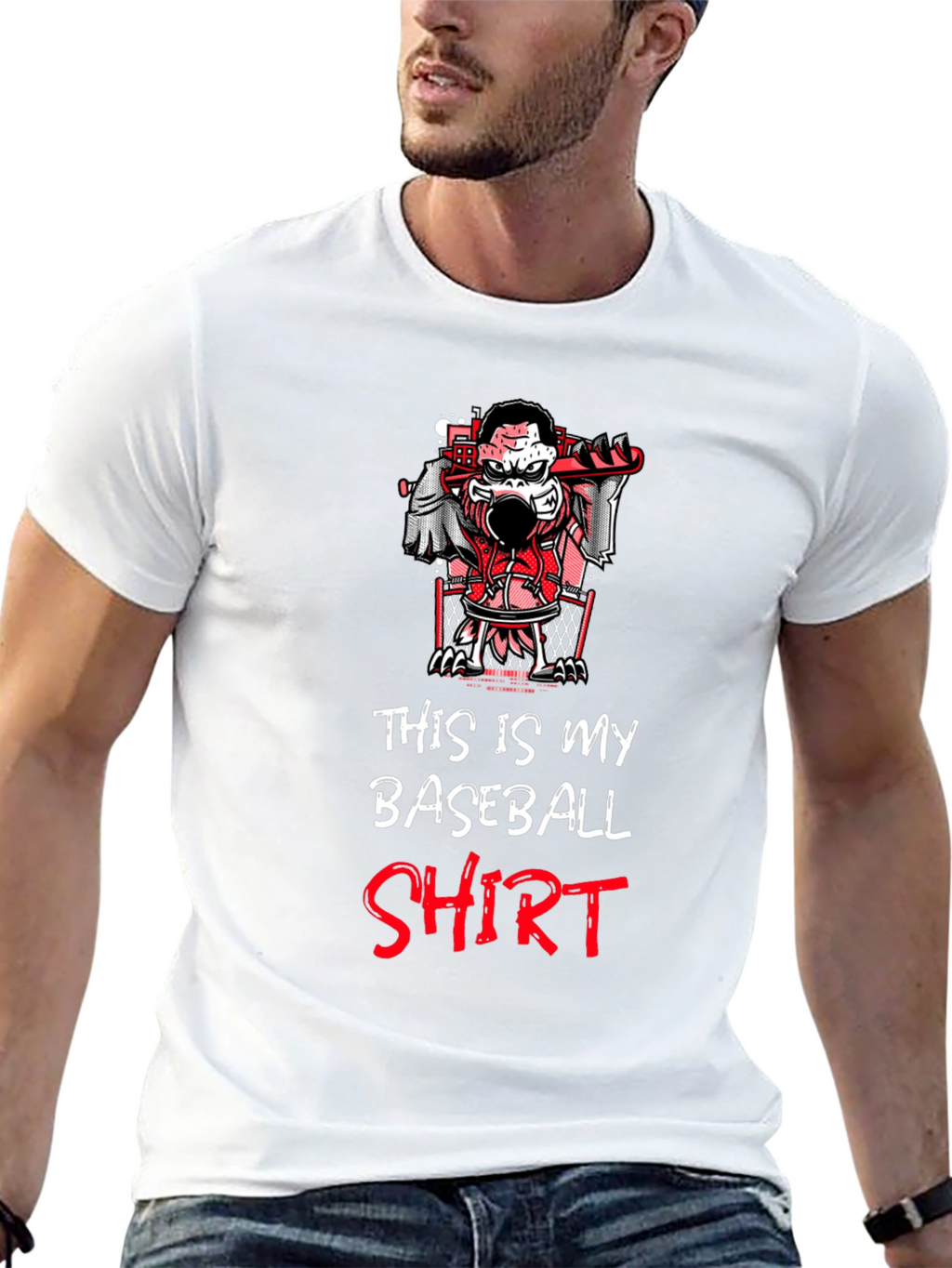Funny Baseball T-Shirt - This is my Baseball Shirt