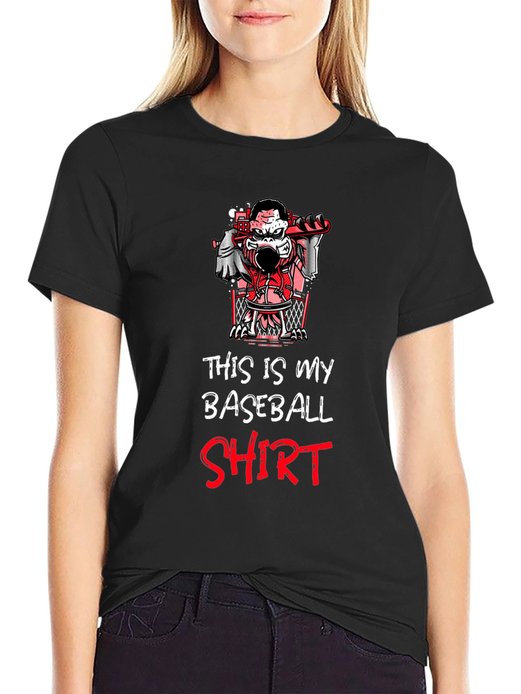 Funny Baseball T-Shirt - This is my Baseball Shirt