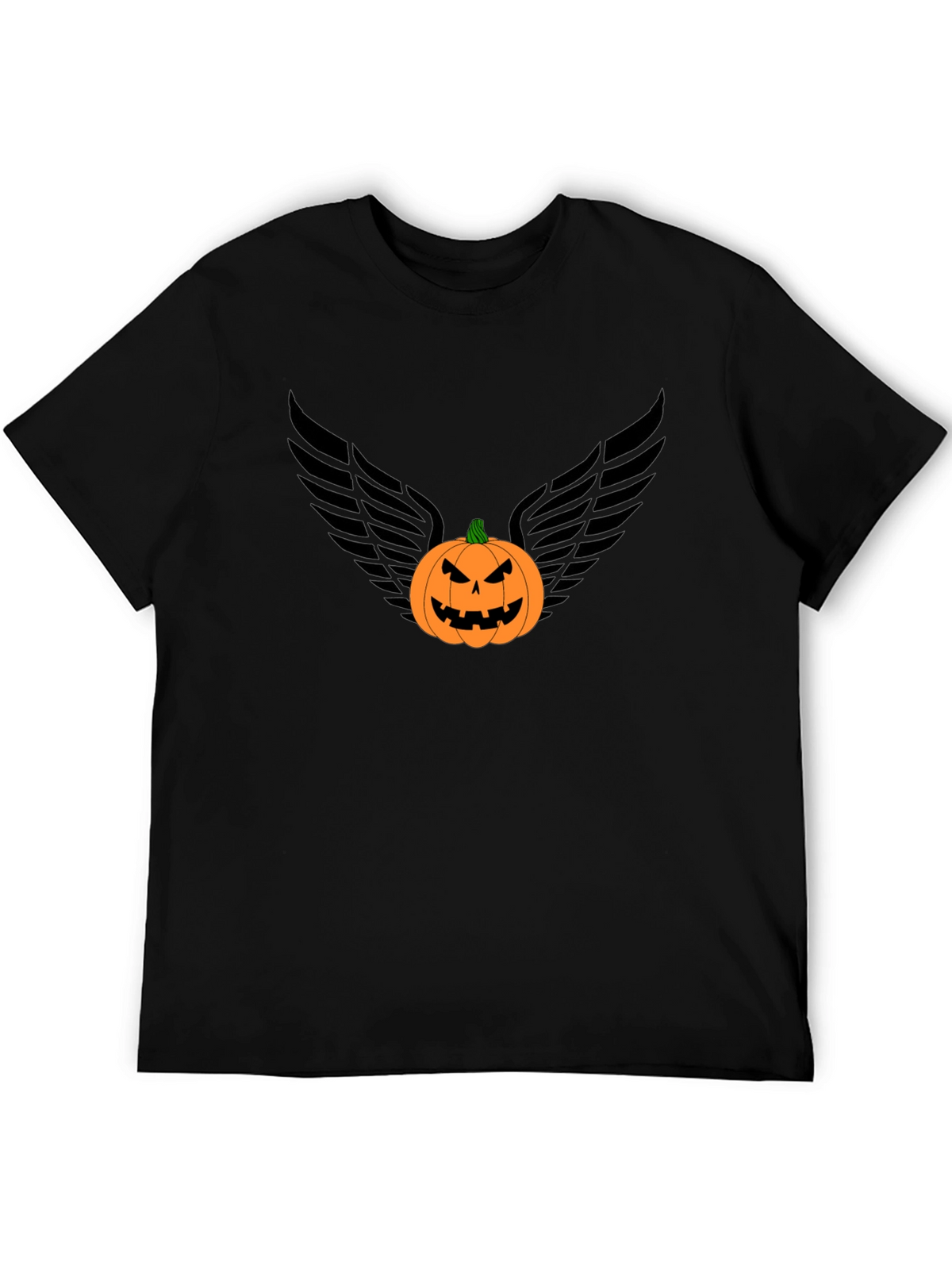 Pumpkin Angel Wings Graphic Tee