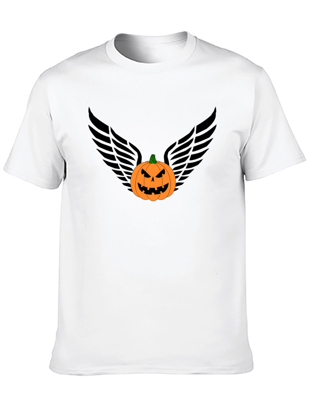 Pumpkin Angel Wings Graphic Tee