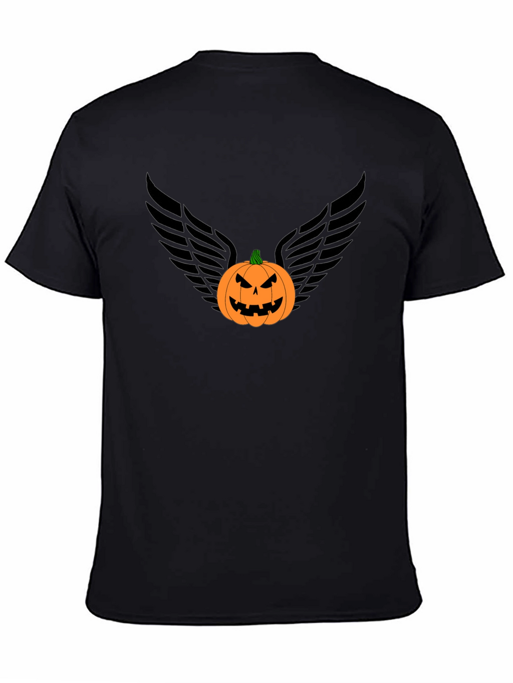 Pumpkin Angel Wings Graphic Tee