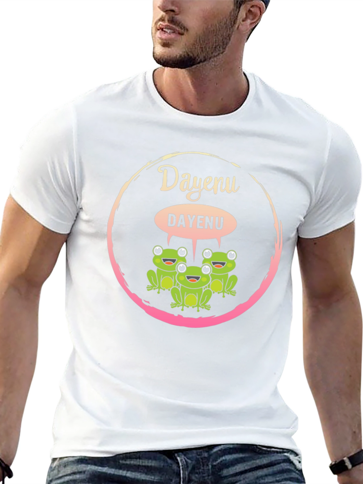 Dayenu Frogs Graphic Tee