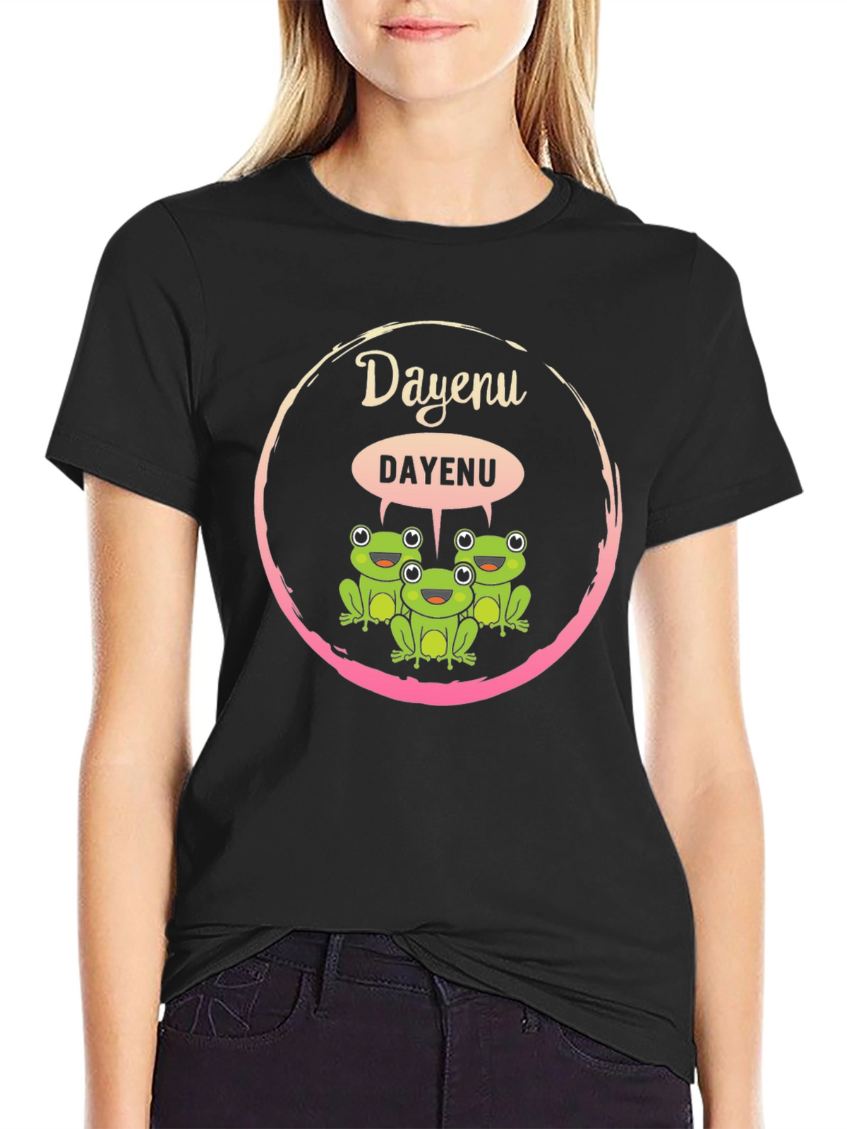 Dayenu Frogs Graphic Tee