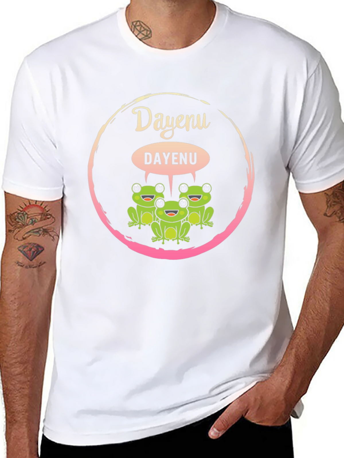 Dayenu Frogs Graphic Tee