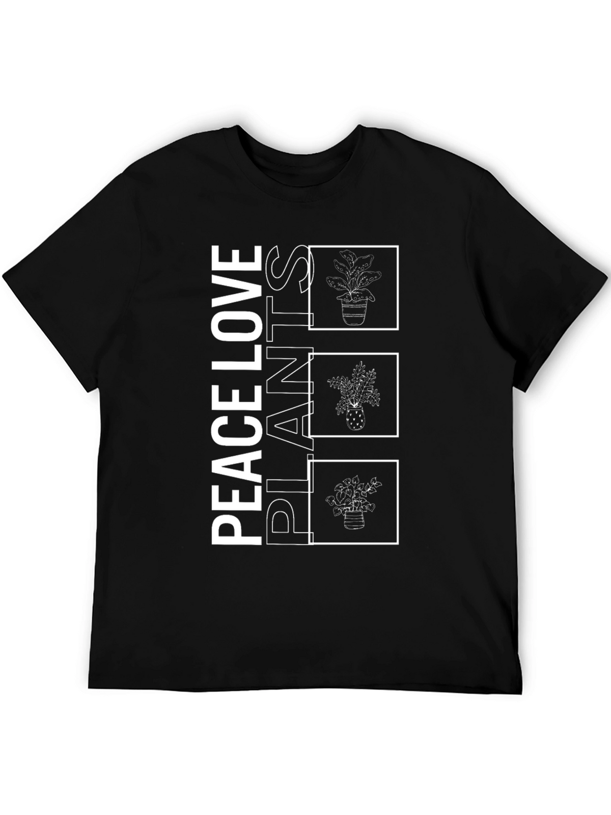 Peace Love Plants Graphic Tee