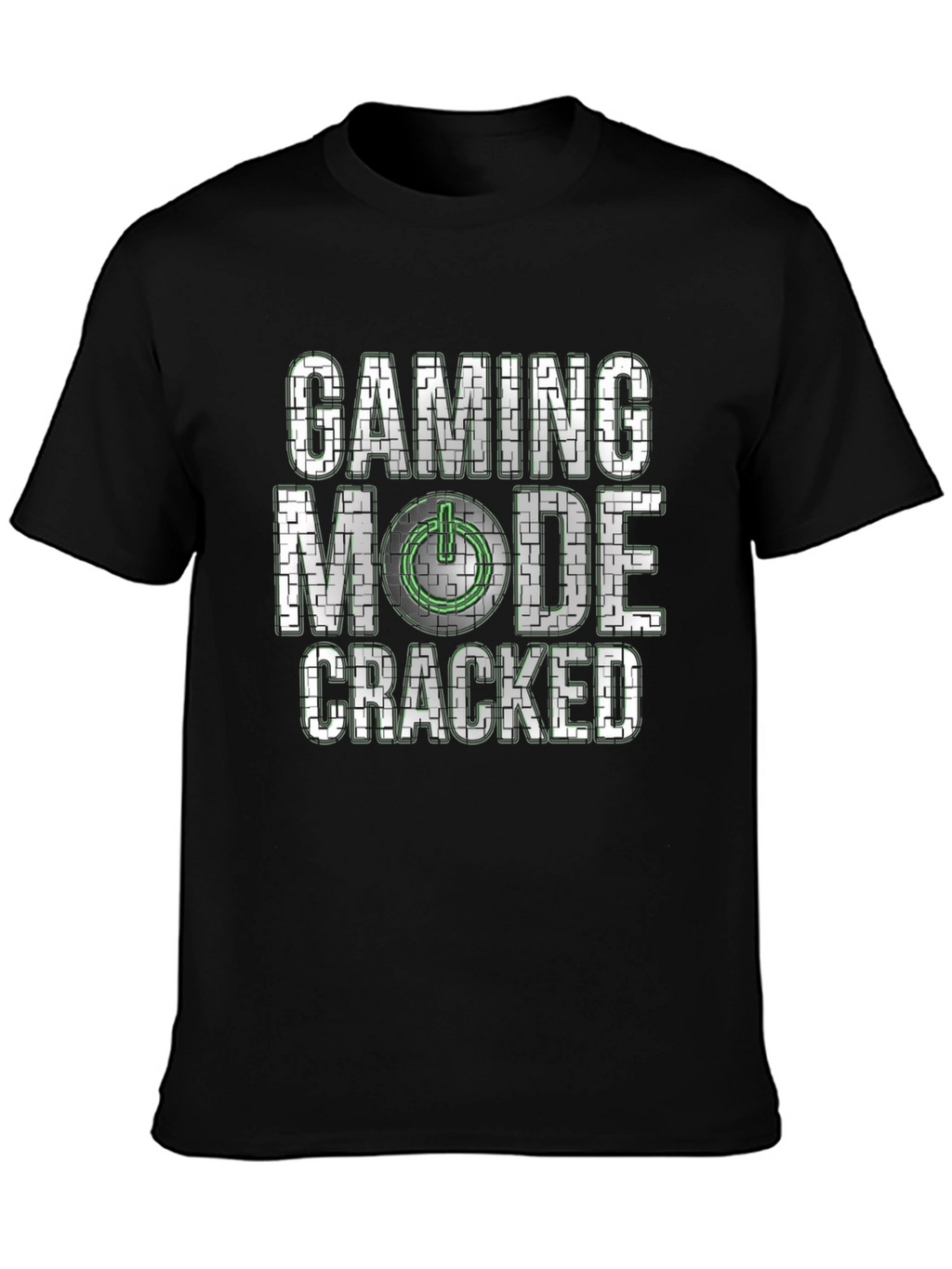 Gaming Mode Cracked T-Shirt - Gamer Apparel