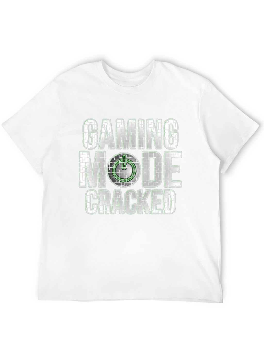 Gaming Mode Cracked T-Shirt - Gamer Apparel