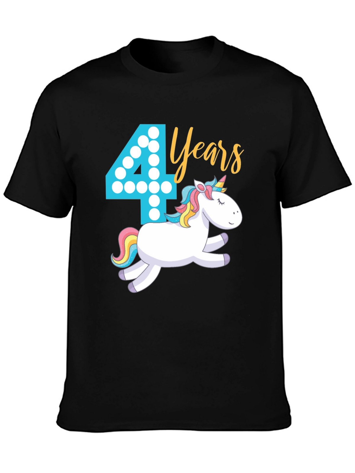 4th Birthday Unicorn T-Shirt