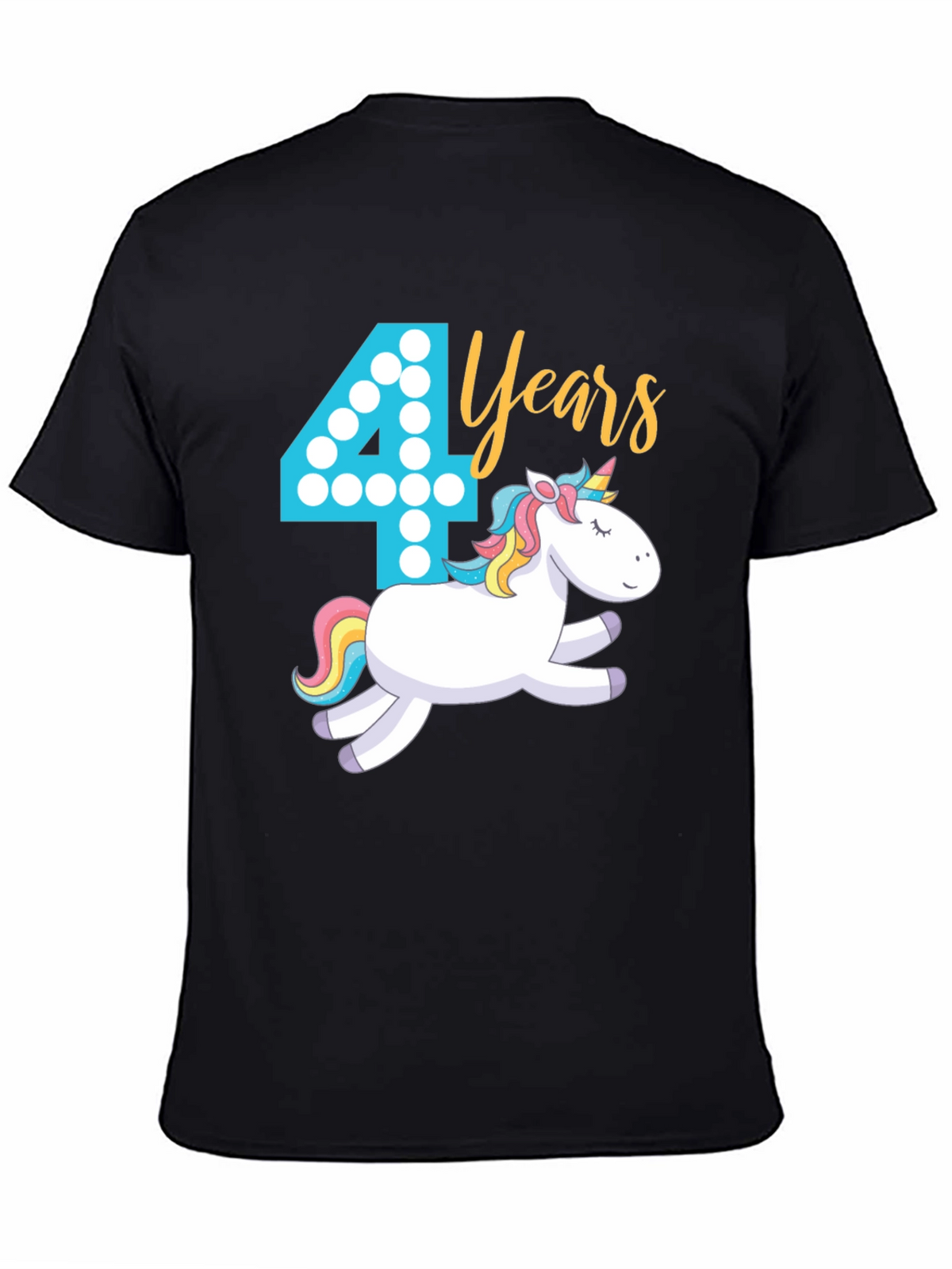 4th Birthday Unicorn T-Shirt