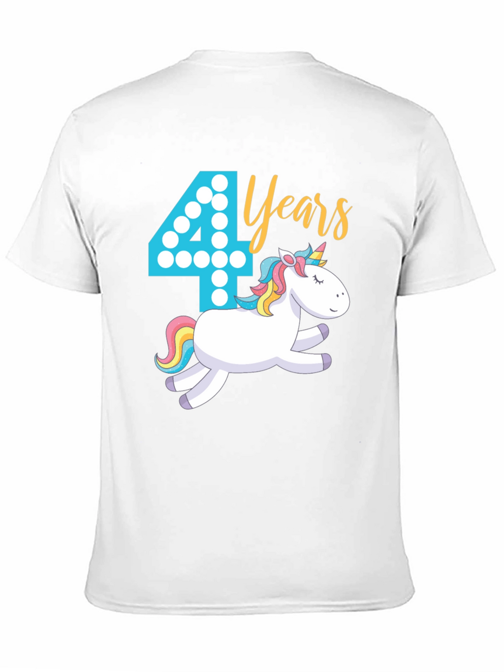 4th Birthday Unicorn T-Shirt