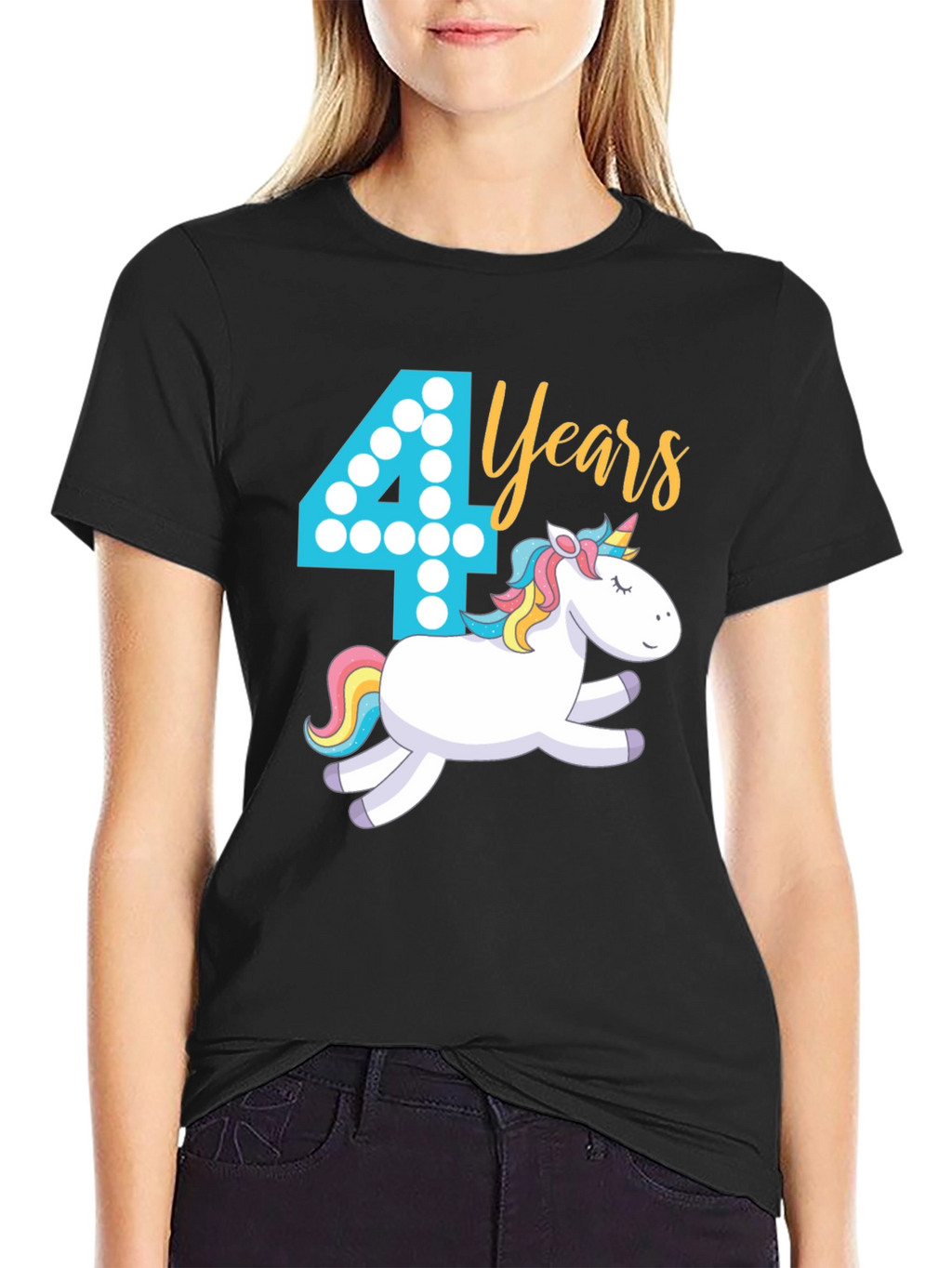 4th Birthday Unicorn T-Shirt