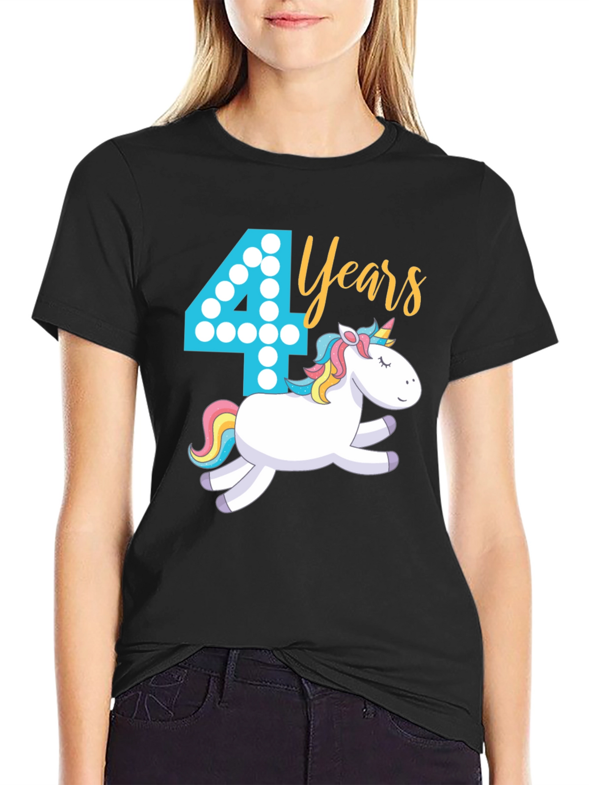 4th Birthday Unicorn T-Shirt