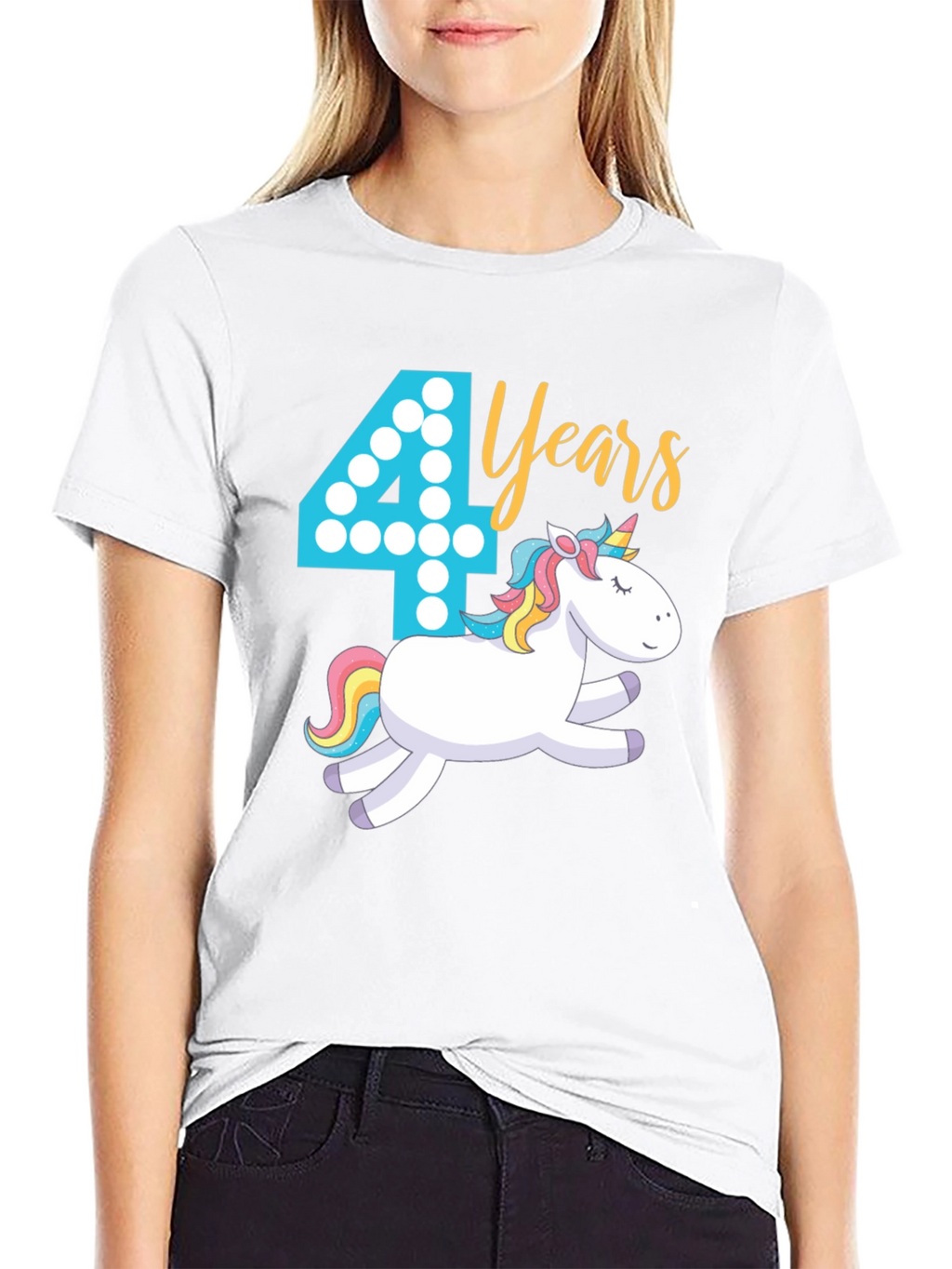 4th Birthday Unicorn T-Shirt