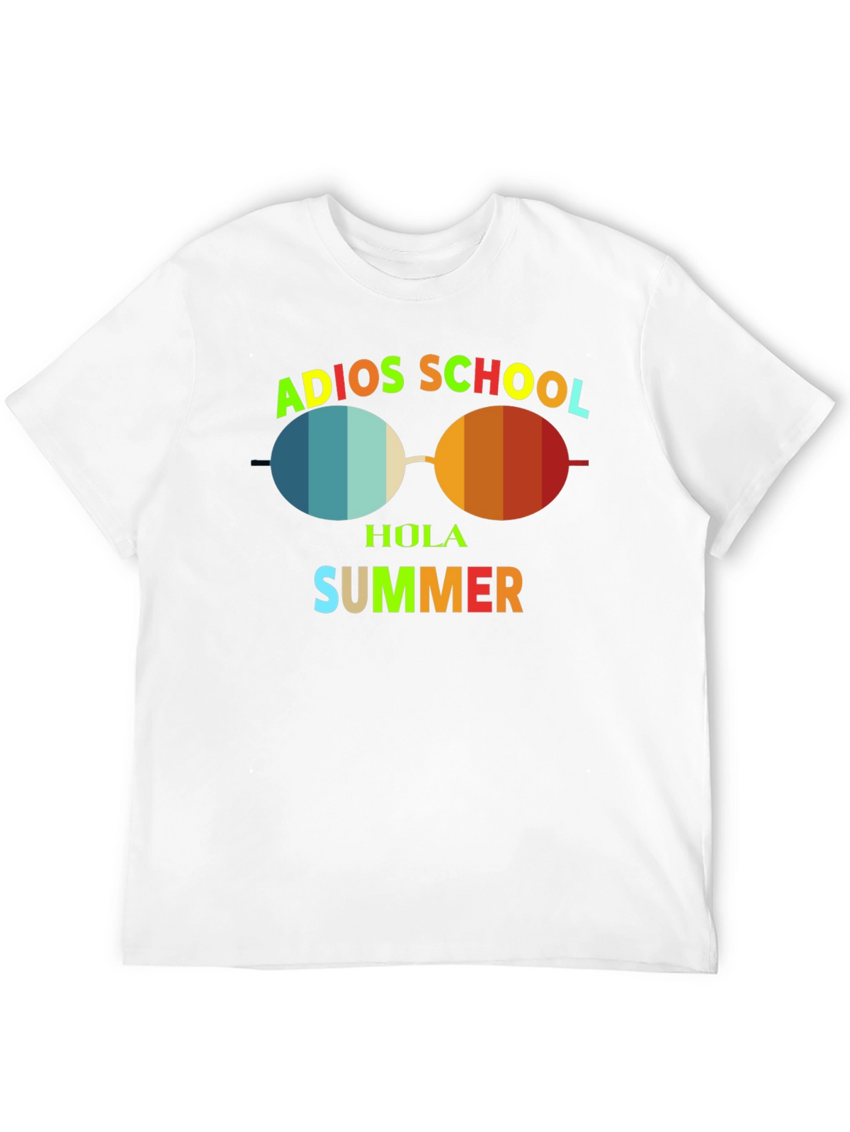 Adios School Hola Summer Graphic T-Shirt