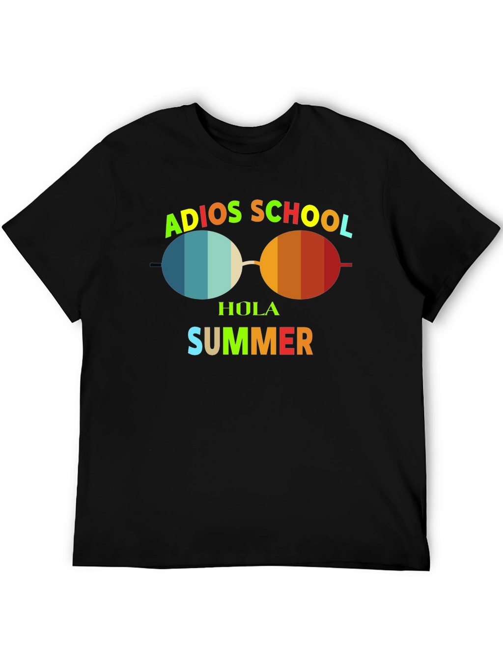Adios School Hola Summer Graphic T-Shirt