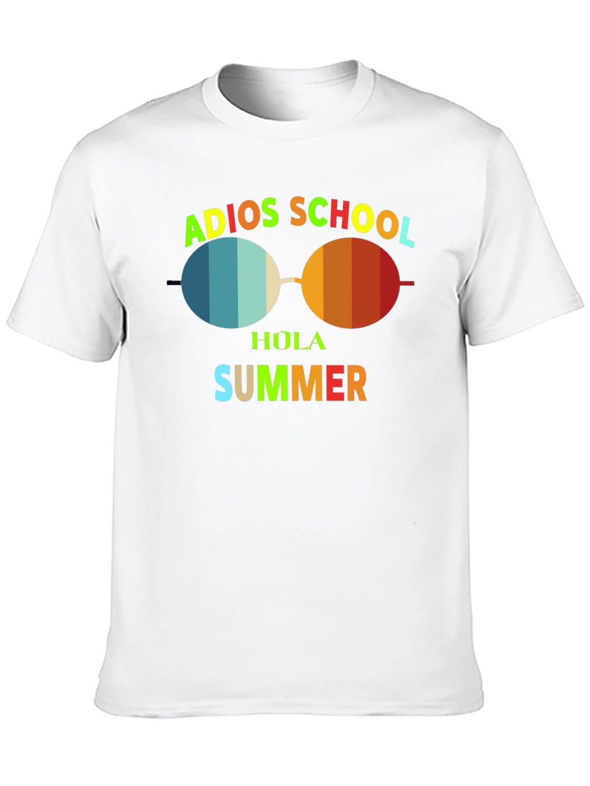Adios School Hola Summer Graphic T-Shirt