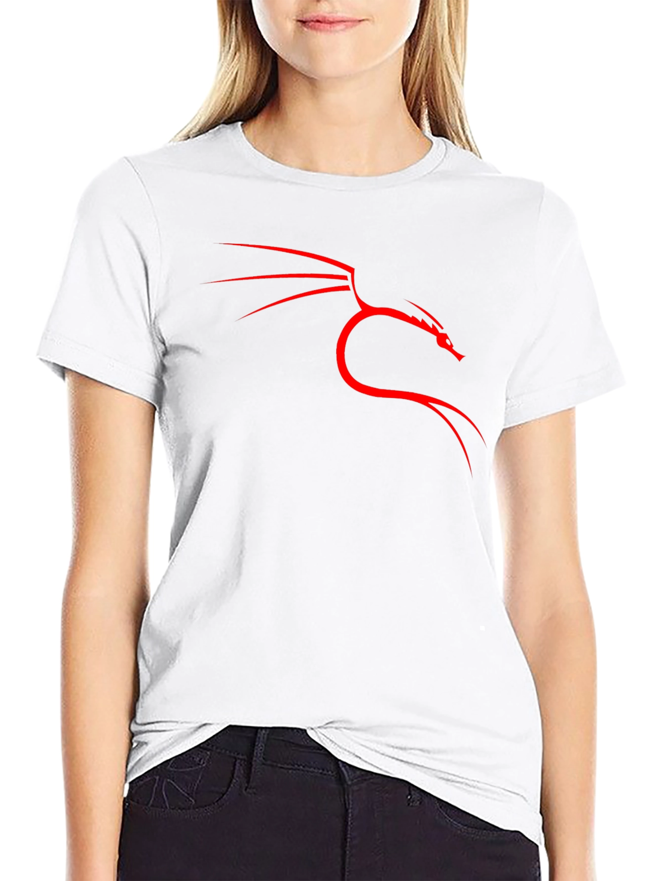 Kali Linux Dragon Logo Black T-Shirt