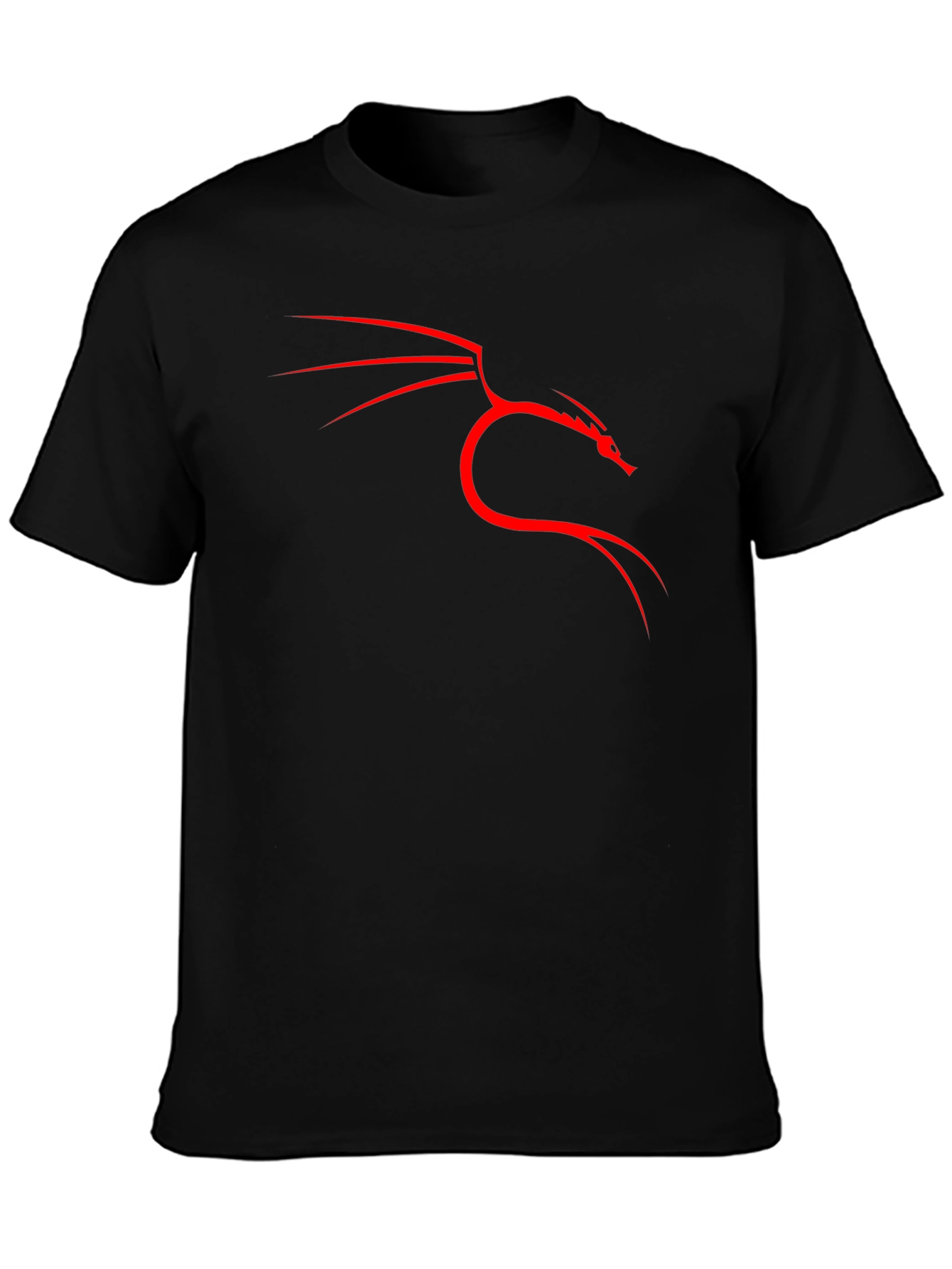 Kali Linux Dragon Logo Black T-Shirt