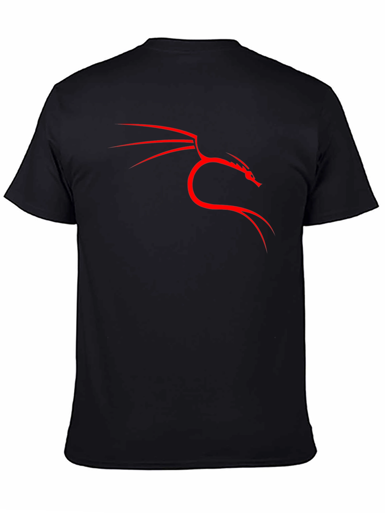 Kali Linux Dragon Logo Black T-Shirt
