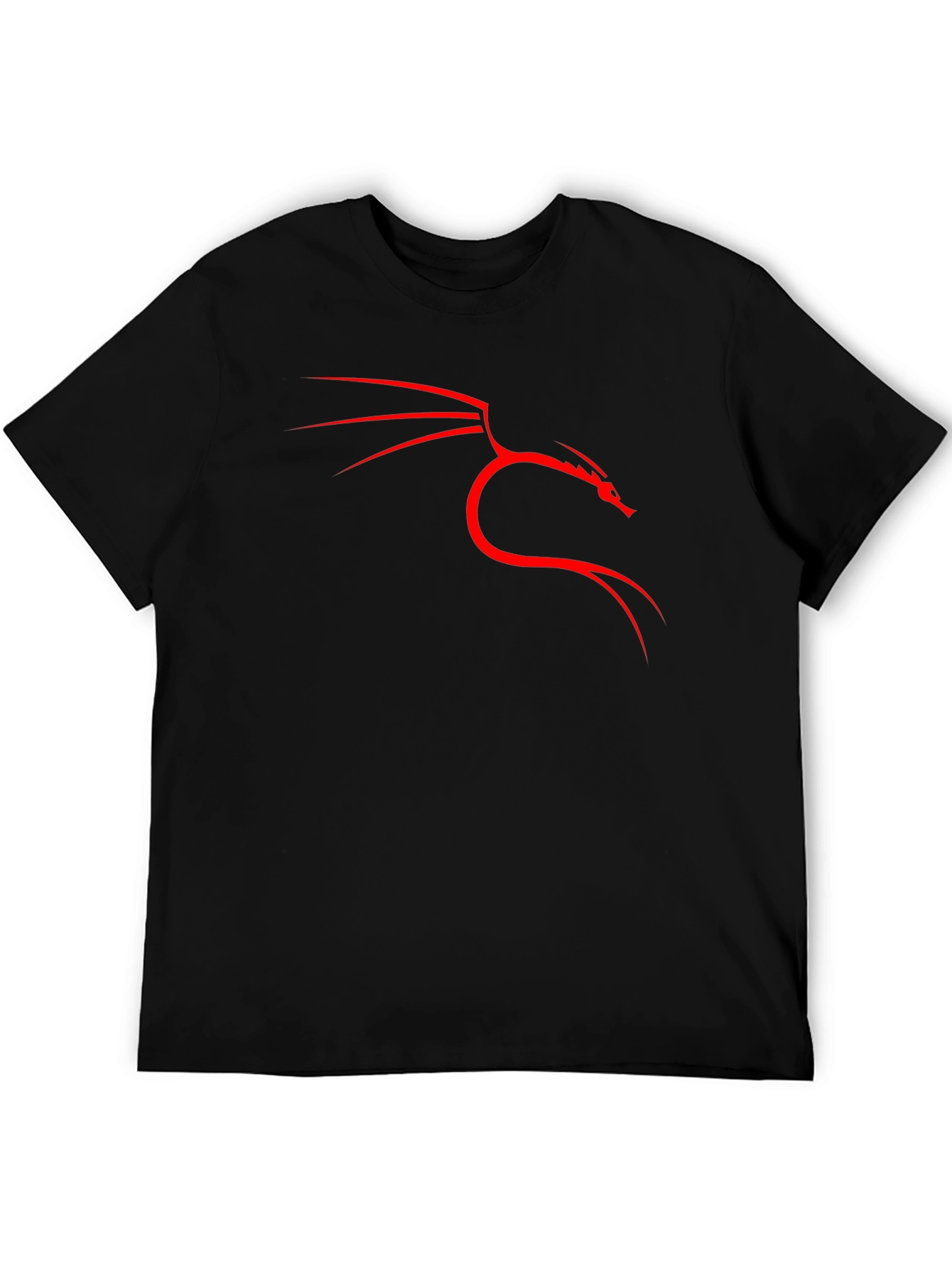 Kali Linux Dragon Logo Black T-Shirt
