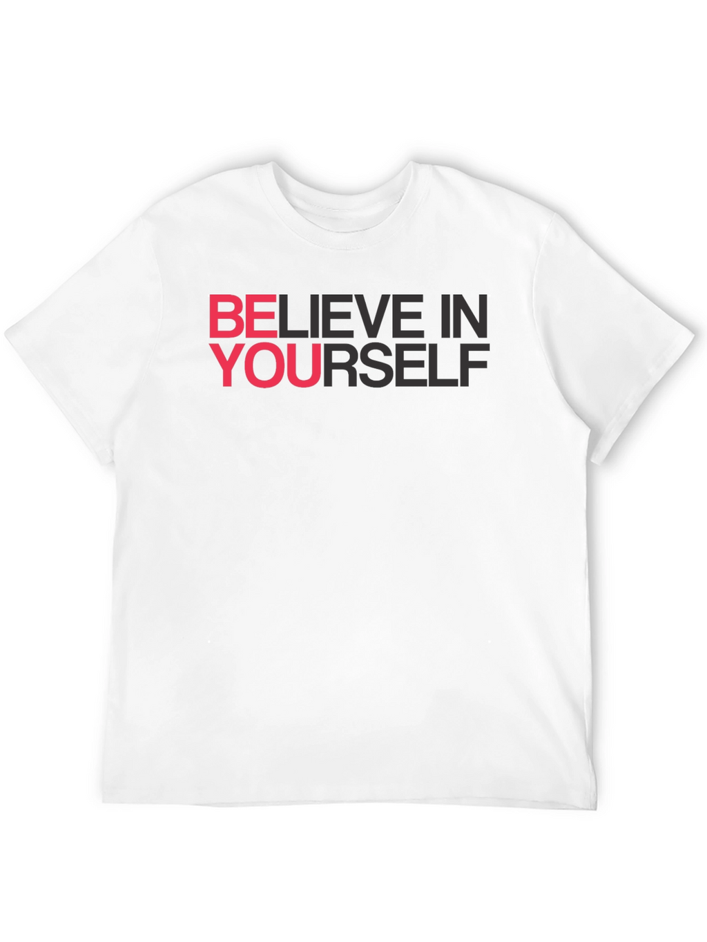Believe In Yourself Graphic Tee - Black