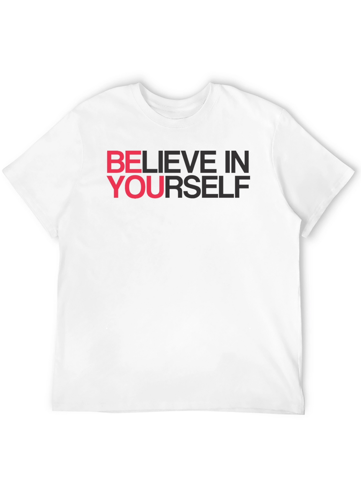 Believe In Yourself Graphic Tee - Black